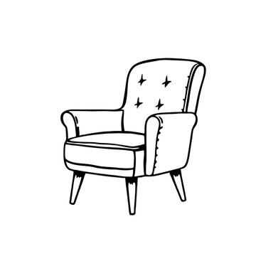 recommend clip art: Stylish Vintage Armchair for Home Decor and Furniture Design Ideas