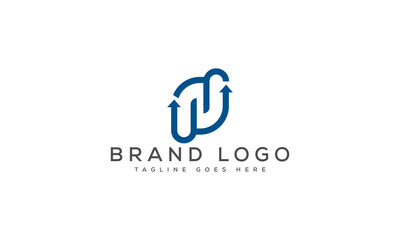 Obraz premium letter PD logo design vector template design for brand.