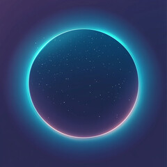 Fototapeta premium Ethereal Glowing Circle