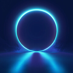 Obraz premium Ethereal Glowing Circle