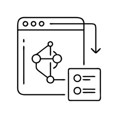 git commit icon, git commit line art - simple line art of git commit, perfect for git commit logos and icons