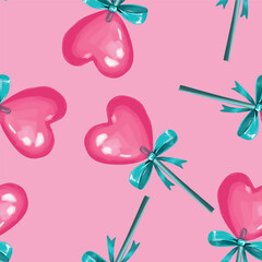 design pattern seamless candy vector illustration background