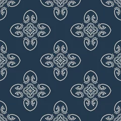 Peel and stick wall murals pattern batik flower damask ethnic boho ikat texture tribal geometric background