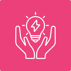 Fototapeta premium Save Energy Icon