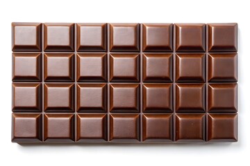 Obraz premium Close-up of a delicious dark chocolate bar.