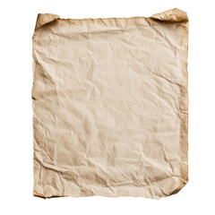 Fototapeta premium Crumpled Textured Paper Background for Crafting, Designing, and Vintage-themed Projects