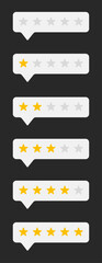 Stars for ranking evaluation.This is a vector illustration.

