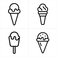 icecream icon set

