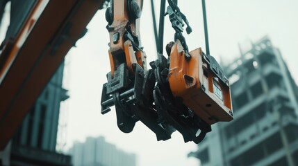 Crane technician maintaining lifting equipment. Featuring technical precision and engineering