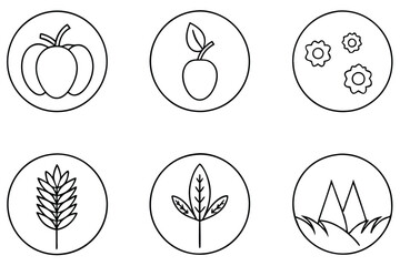 Crop rotation line art supports organic farming systems