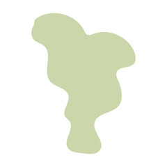abstract blobs pastel green for background	