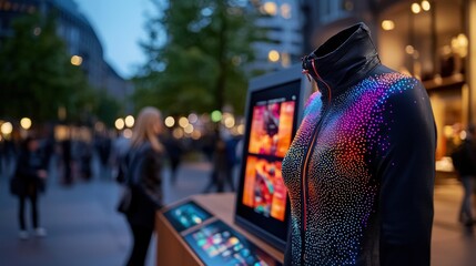 Urban Fashion Display Evening Showcase