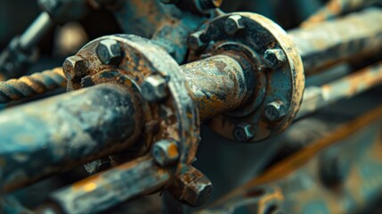 Close-up of a car&rsquo;s drive shaft showing joints and grease points&mdash;rugged, mechanical, and essential to vehicle power transmission.

