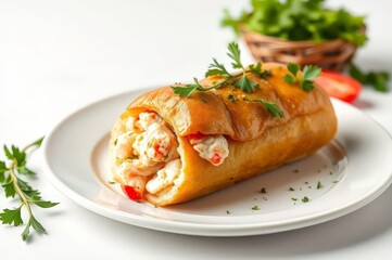 Delicious Lobster Roll Presentation