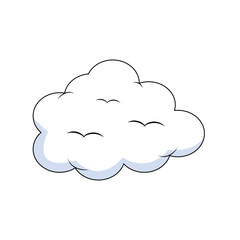 Cartoon Cloud Illustration