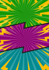 Fototapeta premium Abstract Comic Style Playful Backdrop for Creative Designer