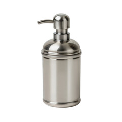 Obraz premium Stylish Metal Soap Dispenser for Modern Bathroom or Kitchen, Elegant Design with Pump Mechanism for Easy Use