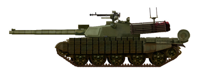 T-62V1 MBT (The concept of a new MBT based on the T-62 tank with a new turret and a 120mm gun) © Tikros