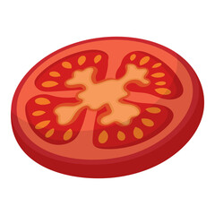 Tomato Slices Illustration