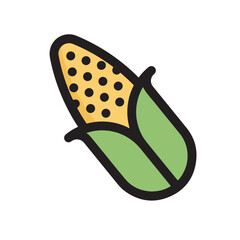 corn vector illustrations. logo. icon. simple design