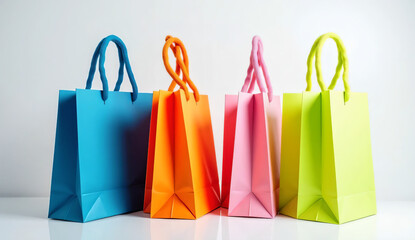 colorful shopping bags