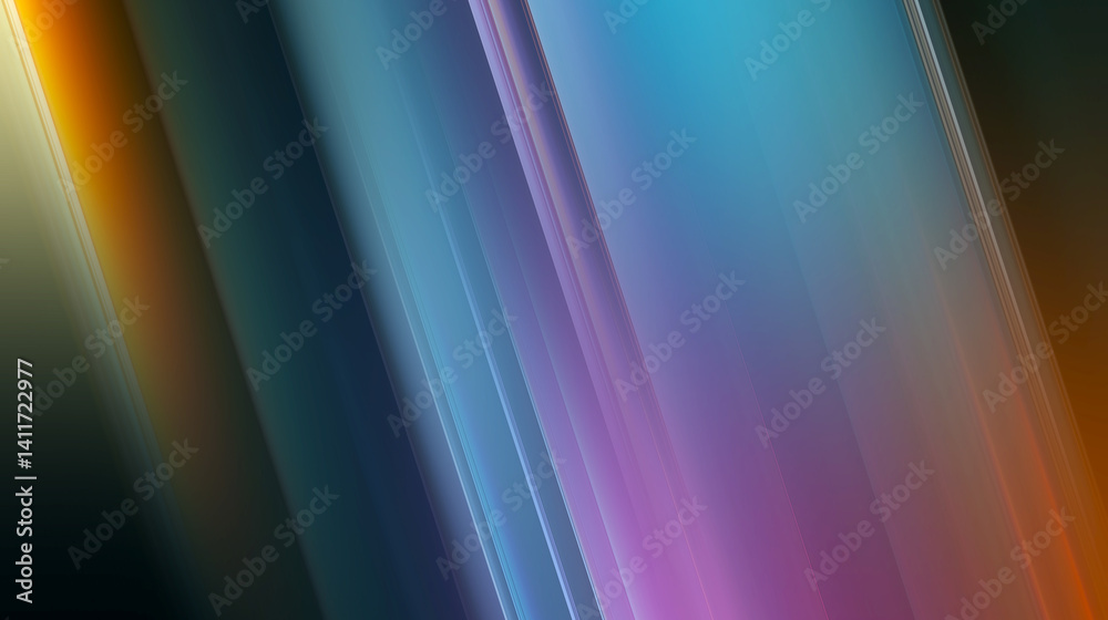 Poster abstract background with motion blur. colorful gradient wallpaper for desktop screen. generative ai