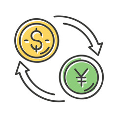 foreign exchange forex icon, foreign exchange forex vector illustration-simple illustration of foreign exchange forex, perfect for foreign exchange forex logos and icons