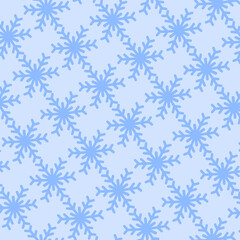 seamless pattern with snowflakes