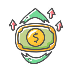 hyperinflation icon, hyperinflation vector illustration-simple illustration of hyperinflation, perfect for hyperinflation logos and icons