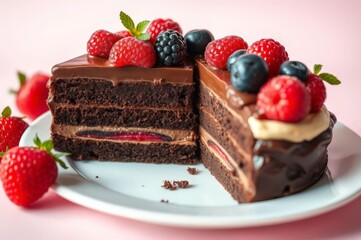 Decadent Swiss Chocolate Cake Delight