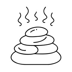 Hot Stones Massage Therapy Spa Treatment Relaxation Wellness Wellbeing SelfCare