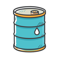 oil barrel icon, oil barrel vector illustration-simple illustration of oil barrel, perfect for oil barrel logos and icons