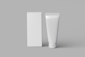 Cosmetic Boxes Mockup. 3D Render