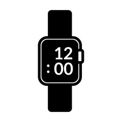 Icon or vector illustration of a smart digital watch
