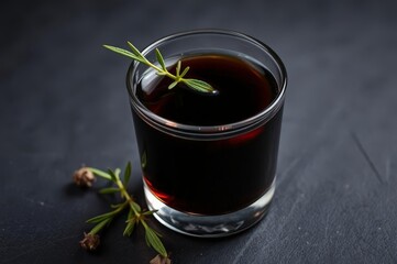 Latvian Black Balsam close-up