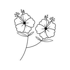 Lined Decorative Flower
