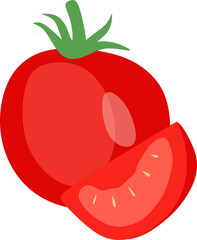 Tomato Slices Illustration