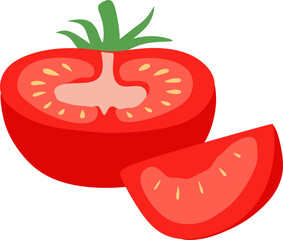 Tomato Slices Illustration