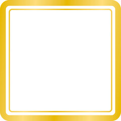 Obraz premium golden frame transparent background