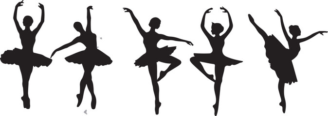  set Balerina Sihlouete © Nurkhayati