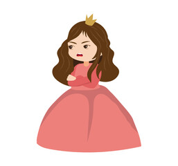 little girl in red dress