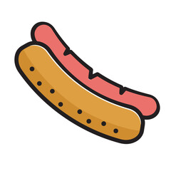 hot dog vector illustrations. logo. icon