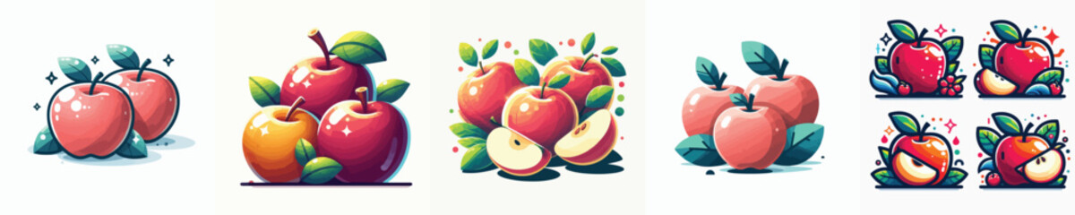 Vector of an apple.