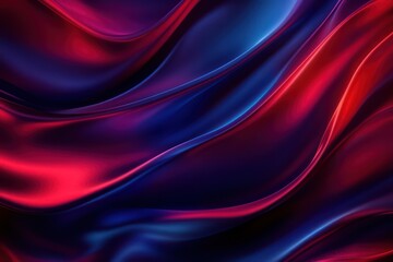 Colorful draped fabric