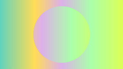 Abstract background with colorful gradient circle or bubble. Funny elegant minimal wallpaper.with pastel color. 
