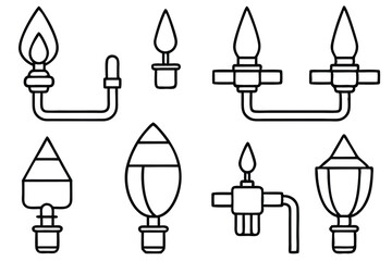 drip irrigation emit line art simple garden watering