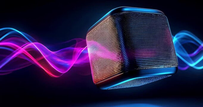 Bluetooth Speaker Floats with Waves