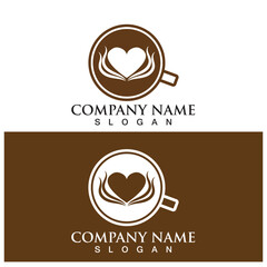 coffe cup icon vector illustration template design