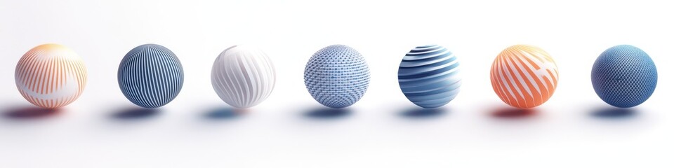 Obraz premium Circle Elements. Mega Collection of Geometric Spheres with Lines and Dots for Icon Set Design