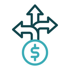 scalability icon for illustration